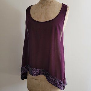 Mossimo Sheer Sequined Lined Tank